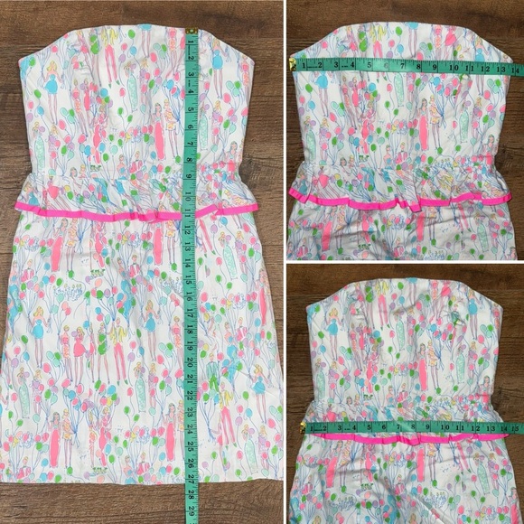 Lilly Pulitzer 💫 Holy Grail 💕 Sleeveless Peplum Lowe Shift Dress in Pop - Picture 15 of 16
